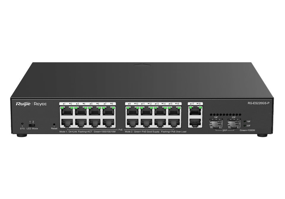 Network switch for installation solutions